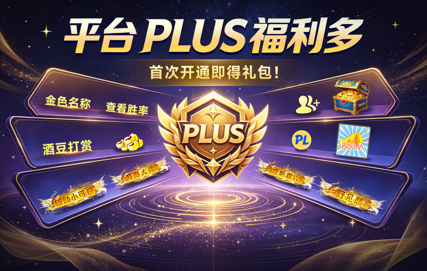 【新闻】平台PLUS福利多，首次开通即得礼包